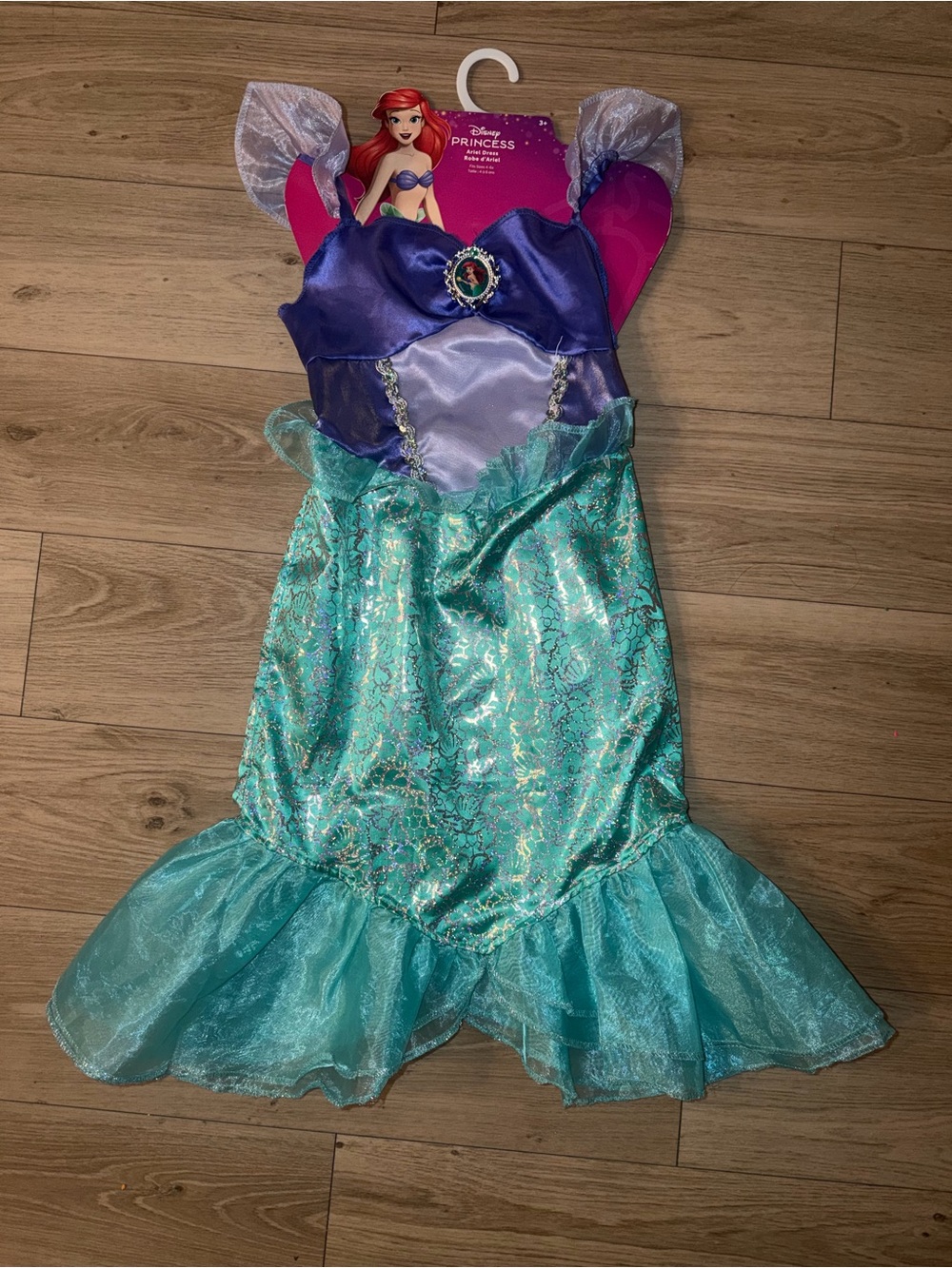 Disney Ariel Teal, Purple Mermaid Dress Costume
